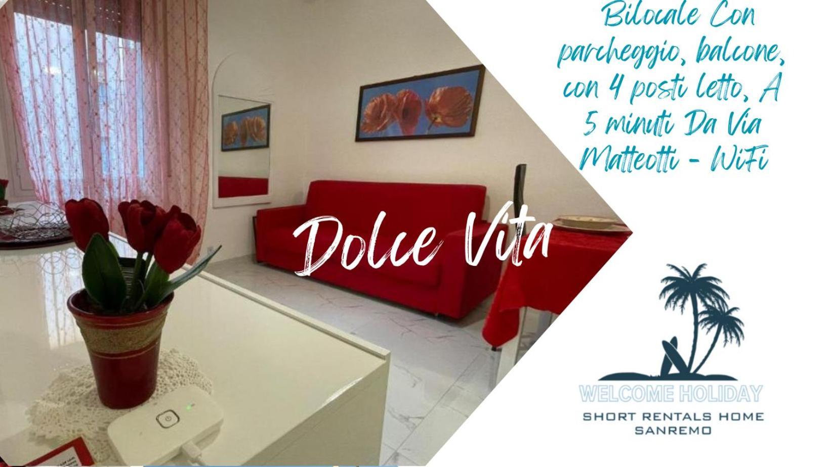 סנרמו Wh - Dolce Vita - Bilocale - 5 Minuti Dal Centro - Parcheggio Gratuito - Wifi מראה חיצוני תמונה